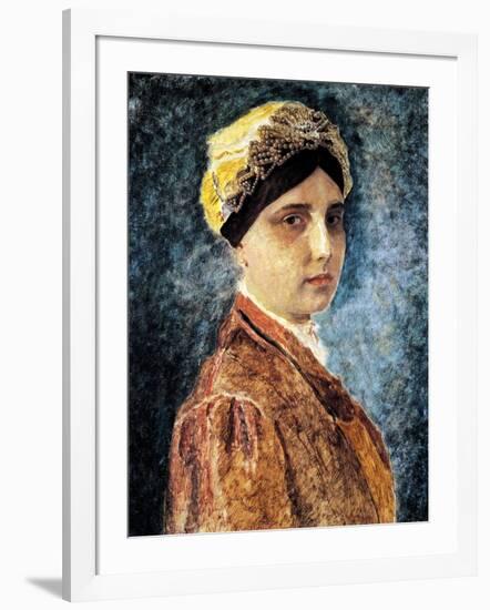 Young Woman with Sterntichel-Isidor Kaufmann-Framed Art Print