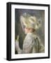 Young Woman with White Hat-Pierre-Auguste Renoir-Framed Giclee Print