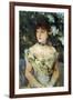 Young Woman-Berthe Morisot-Framed Art Print