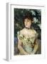 Young Woman-Berthe Morisot-Framed Art Print