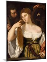 Young Woman-Titian (Tiziano Vecelli)-Mounted Giclee Print