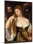 Young Woman-Titian (Tiziano Vecelli)-Mounted Giclee Print