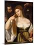 Young Woman-Titian (Tiziano Vecelli)-Mounted Giclee Print