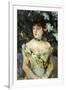 Young Woman-Berthe Morisot-Framed Art Print