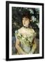 Young Woman-Berthe Morisot-Framed Art Print