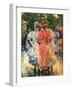 Young Women Chatting, C.1892-Childe Hassam-Framed Giclee Print