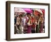 Young Women in Costumes, Lao New Year, Luang Prabang, Laos, Indochina, Southeast Asia-Alain Evrard-Framed Photographic Print