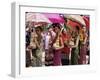 Young Women in Costumes, Lao New Year, Luang Prabang, Laos, Indochina, Southeast Asia-Alain Evrard-Framed Photographic Print