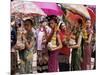 Young Women in Costumes, Lao New Year, Luang Prabang, Laos, Indochina, Southeast Asia-Alain Evrard-Mounted Photographic Print