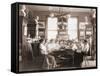 Young Women in Library of Washington, D.C. Teacher Training School in 1900-null-Framed Stretched Canvas