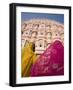 Young Women in Traditional Dress, Palace of the Winds, Jaipur, Rajasthan, India-Doug Pearson-Framed Photographic Print