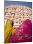 Young Women in Traditional Dress, Palace of the Winds, Jaipur, Rajasthan, India-Doug Pearson-Mounted Photographic Print