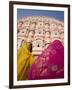 Young Women in Traditional Dress, Palace of the Winds, Jaipur, Rajasthan, India-Doug Pearson-Framed Photographic Print