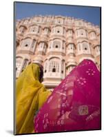 Young Women in Traditional Dress, Palace of the Winds, Jaipur, Rajasthan, India-Doug Pearson-Mounted Photographic Print