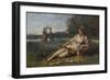 Young Women of Sparta (Jeunes Filles De Spart), 1868-1870-Jean-Baptiste-Camille Corot-Framed Giclee Print