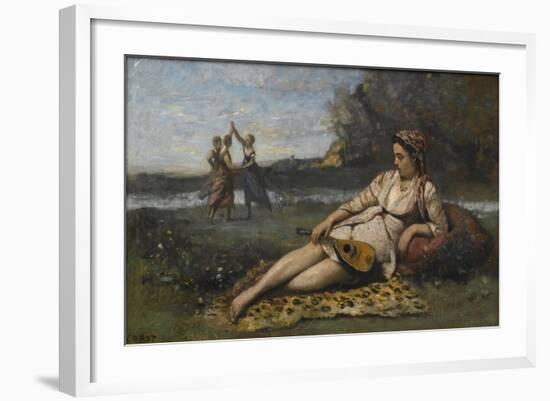 Young Women of Sparta (Jeunes Filles De Spart), 1868-1870-Jean-Baptiste-Camille Corot-Framed Giclee Print