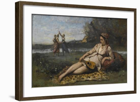 Young Women of Sparta (Jeunes Filles De Spart), 1868-1870-Jean-Baptiste-Camille Corot-Framed Giclee Print