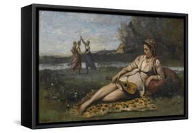Young Women of Sparta (Jeunes Filles De Spart), 1868-1870-Jean-Baptiste-Camille Corot-Framed Stretched Canvas