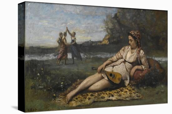 Young Women of Sparta (Jeunes Filles De Spart), 1868-1870-Jean-Baptiste-Camille Corot-Stretched Canvas