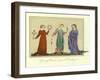Young Women of the 13th Century-null-Framed Giclee Print
