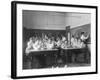 Young women performing atmospheric pressure experiments in normal school, Washington D.C., c.1899-Frances Benjamin Johnston-Framed Photographic Print