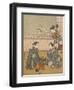 'Young Women Playing Kitsune-ken', c1768-Suzuki Harunobu-Framed Giclee Print