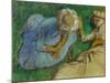 Young Women Resting in a Meadow-Edgar Degas-Mounted Giclee Print