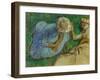 Young Women Resting in a Meadow-Edgar Degas-Framed Giclee Print