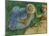 Young Women Resting in a Meadow-Edgar Degas-Mounted Giclee Print