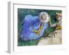 Young Women Resting, Late 19th-Early 20th Century-Edgar Degas-Framed Giclee Print