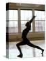 Young Women Stretching During Exercise Session, New York, New York, USA-Chris Trotman-Stretched Canvas