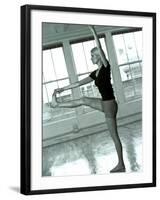 Young Women Stretching During Exercise Session, New York, New York, USA-Chris Trotman-Framed Photographic Print