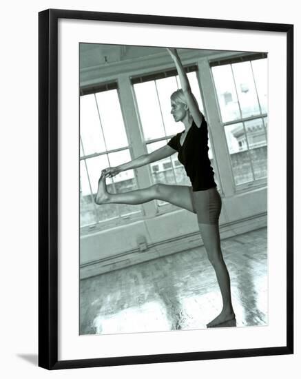 Young Women Stretching During Exercise Session, New York, New York, USA-Chris Trotman-Framed Photographic Print