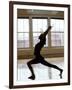 Young Women Stretching During Exercise Session, New York, New York, USA-Chris Trotman-Framed Photographic Print