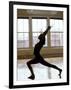 Young Women Stretching During Exercise Session, New York, New York, USA-Chris Trotman-Framed Photographic Print