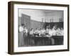 Young women studying static electricity in normal school Washington D.C., c.1899-Frances Benjamin Johnston-Framed Photographic Print