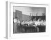 Young women studying static electricity in normal school Washington D.C., c.1899-Frances Benjamin Johnston-Framed Photographic Print