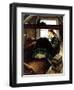 Young Writer-Norman Rockwell-Framed Giclee Print