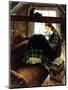Young Writer-Norman Rockwell-Mounted Giclee Print