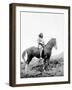 Young Yakima on Horseback-Edward S^ Curtis-Framed Giclee Print