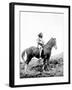 Young Yakima on Horseback-Edward S^ Curtis-Framed Giclee Print