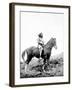 Young Yakima on Horseback-Edward S^ Curtis-Framed Giclee Print