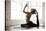 Young Yogi Woman Practicing Yoga Concept, Doing One Legged King Pigeon Exercise, Eka Pada Rajakapot-fizkes-Stretched Canvas