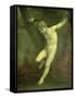Young Zephyr Balancing Above Water-Pierre-Paul Prud'hon-Framed Stretched Canvas
