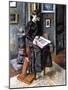 Younger Person Reading, 1906-Charles Guerin-Mounted Giclee Print