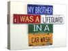 Youngman Lifeguard In A Carwash-Gregory Constantine-Stretched Canvas
