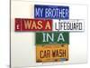 Youngman Lifeguard In A Carwash-Gregory Constantine-Stretched Canvas
