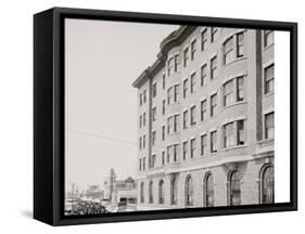 Youngs Hotel and Boardwalk, Atlantic City, N.J.-null-Framed Stretched Canvas