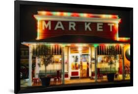 Yountville Market, Napa Valley, California-George Oze-Framed Photographic Print