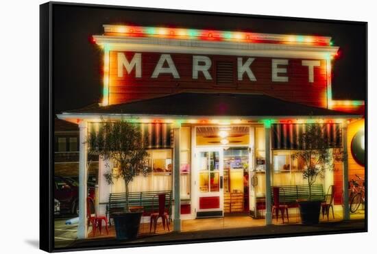 Yountville Market, Napa Valley, California-George Oze-Framed Stretched Canvas